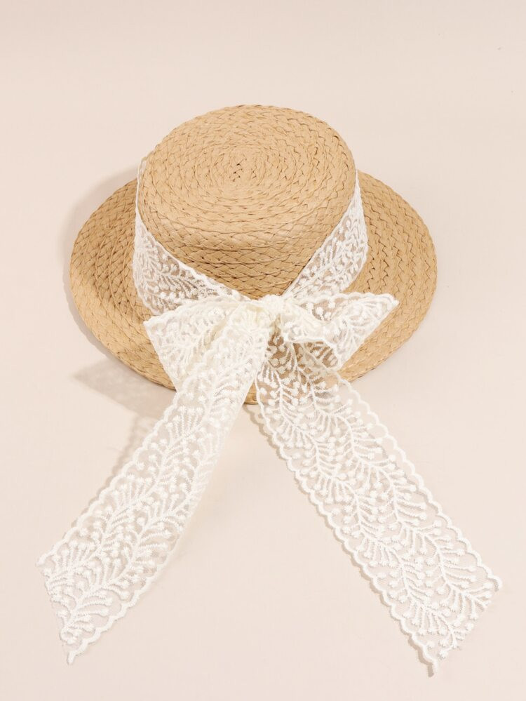 Toddler Girls Bow Decor Sun Hat | SHEIN