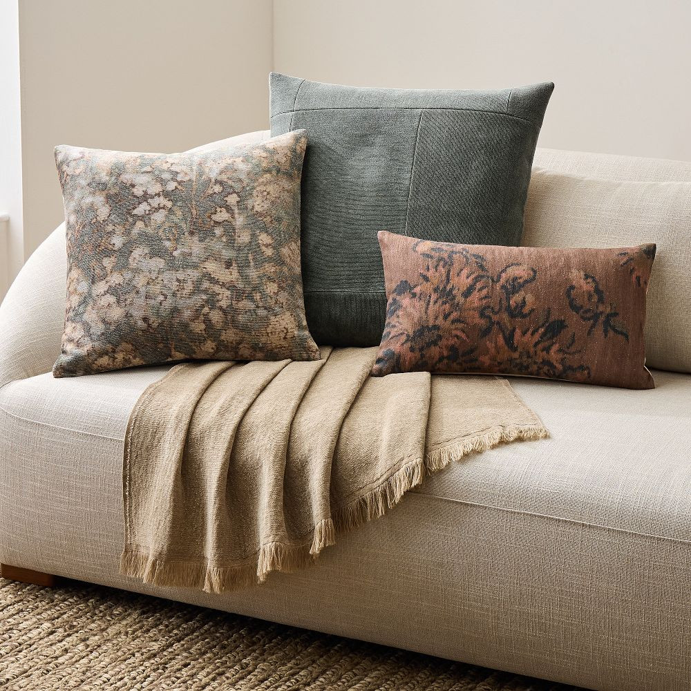 Winter Botanicals Pillow Cover & Throw Set | West Elm (US)
