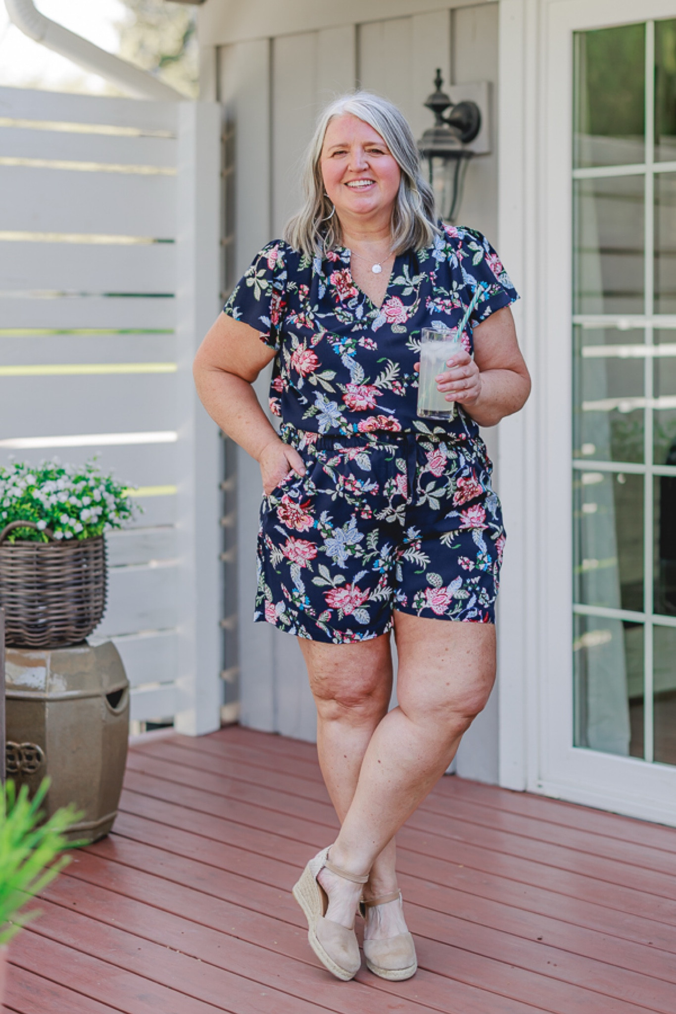 You HAVE to try these piece on. The fabric is fantastic and the fit is lovely. Wear together and tuck  the top for a romper look or wear separately. 

Wearing the 14/16 in both pieces.  I may size up to the 18/20 in the shorts for a looser leg. 

Measurements for size reference:
5’5” || Bust 46” || Waist 40” || Hip 51” 



#LTKMidsize #LTKPlusSize #LTKOver40