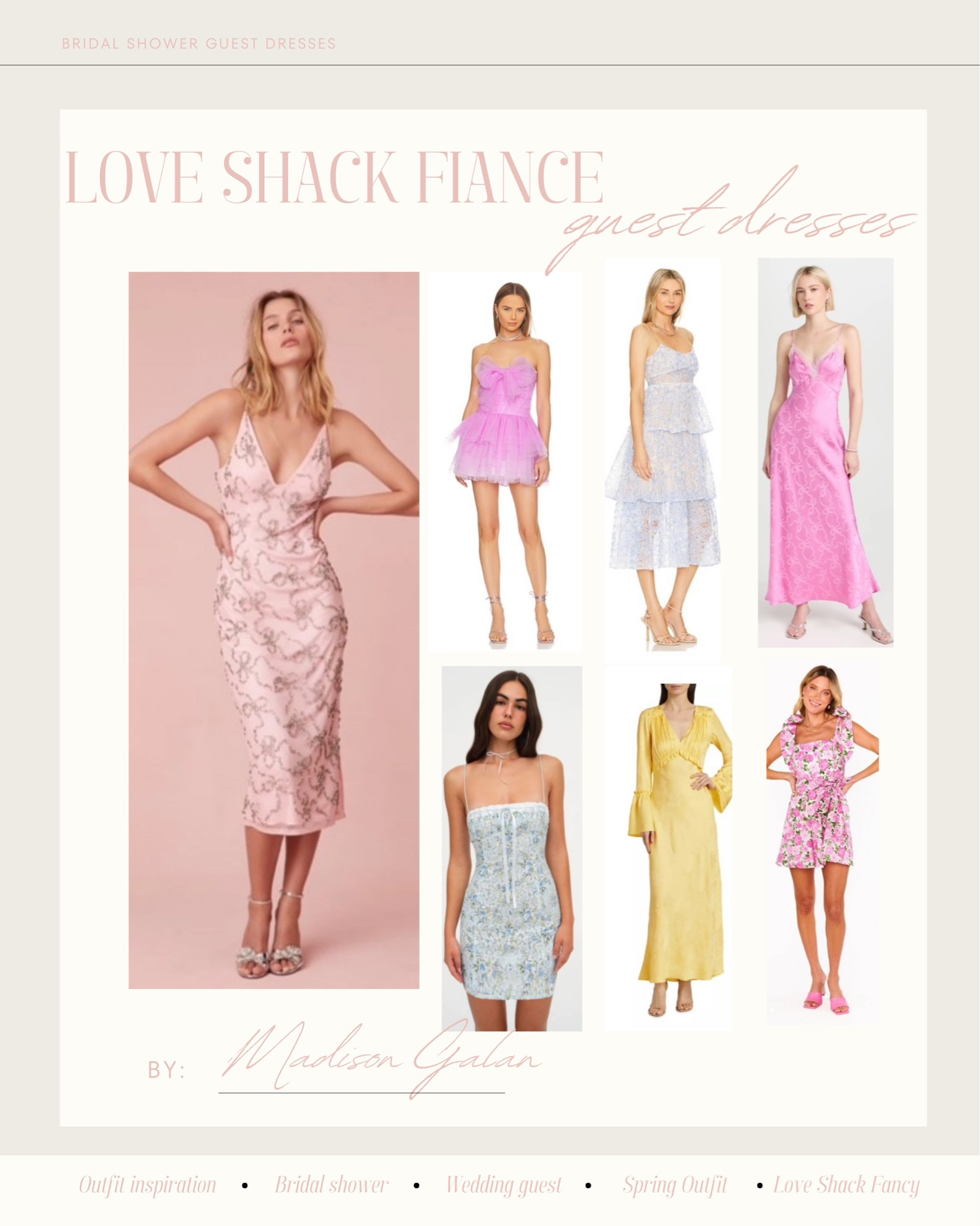 Love shack fiancé themed bridal shower- guest dress ideas! 🎀🤍


Wedding guest dress, themed party, love shack fancy, party dress, spring dress, dress with bows, pink dress, floral dress, bridal brunch dress 

#LTKwedding #LTKstyletip #LTKparties