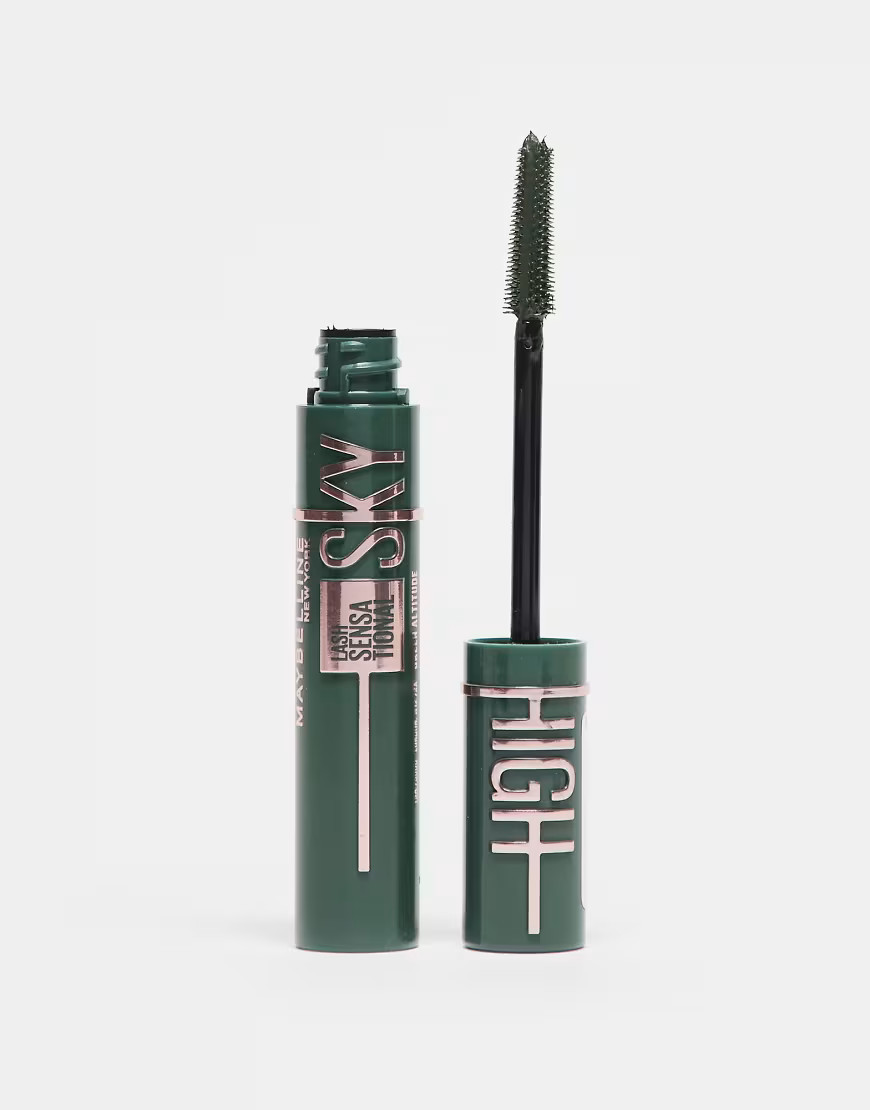 Maybelline Mascara Lash Sensational Sky High Green Altitude | ASOS (Global)