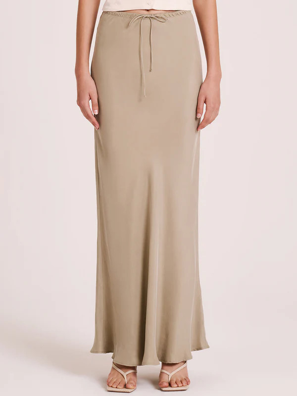 Lea Cupro Skirt in Olive | Glue Store (Australia & NZ)