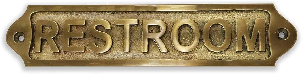 RoohVastra Sam Star Brass Metal Door Sign Plaque|Antique Finish|Easy DIY Installation|Best Home D... | Amazon (US)