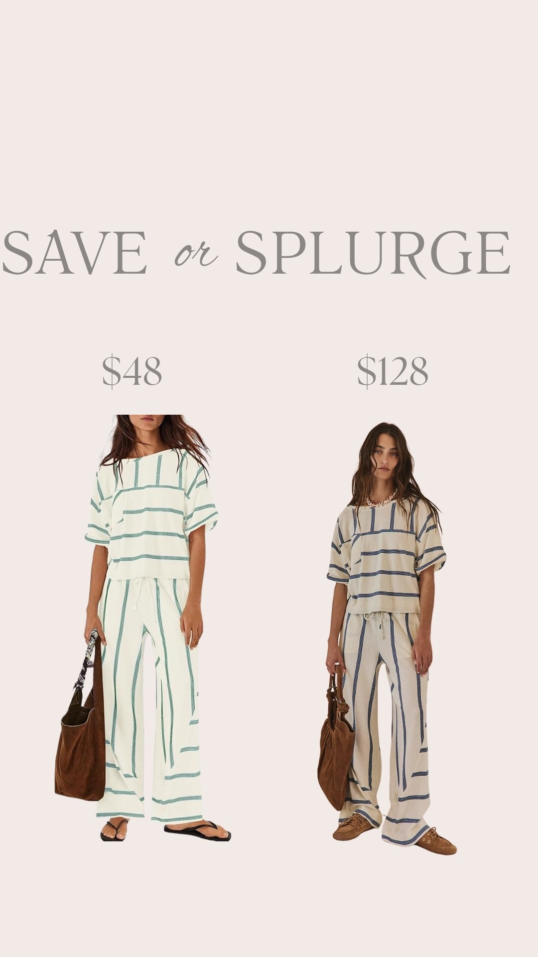 Save vs splurge

#LTKWorkwear #LTKTravel #LTKmomlife