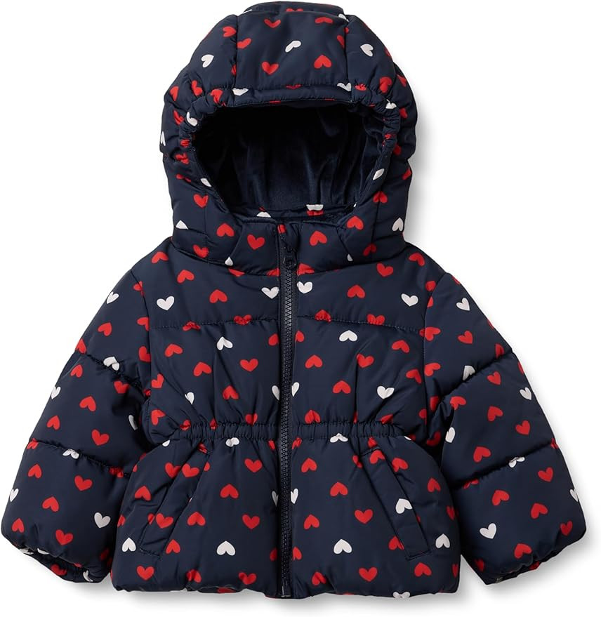 Amazon Essentials x Sofia Grainge Girls' Water-Resistant Hooded Puffer Jacket | Amazon (US)