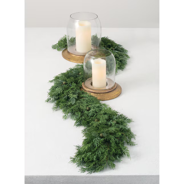 Sullivans Indoor 6.67-ft Cedar Artificial Garland | Lowe's