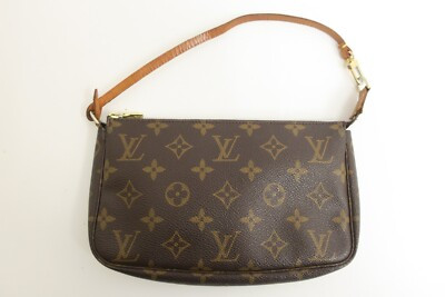 Authentic Louis Vuitton Monogram Pochette Accessories Pouch Bag  #22957 | eBay US
