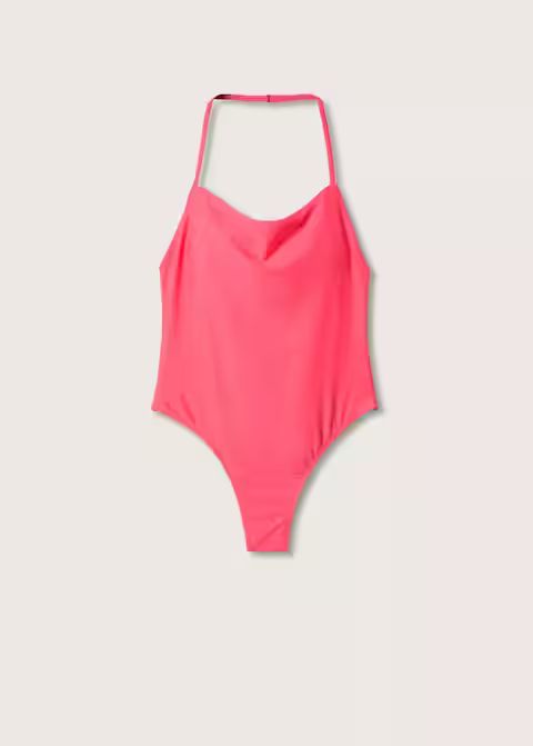 Open-back swimsuit | MANGO (UK)