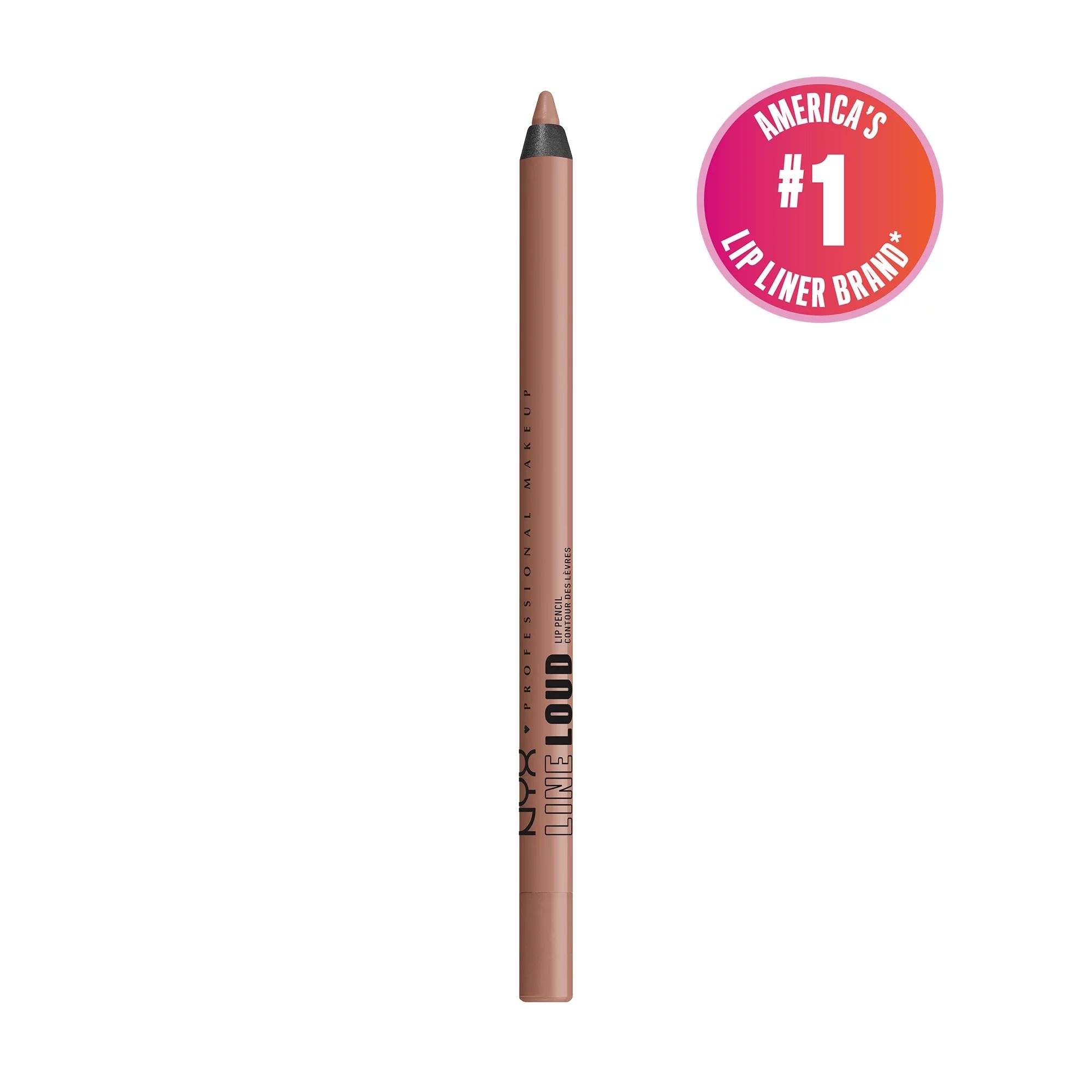 NYX Professional Makeup Line Loud Lip Liner, Longwear Matte Lip Pencil, Global Citizen | Walmart (US)