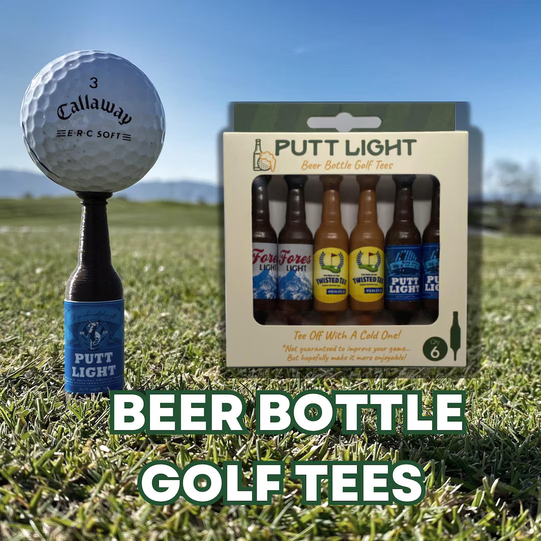 Beer Bottle Golf Tees - Golf Gift For Him Christmas Present for Men Golf Accessories Golf Tournam... | Etsy (US)