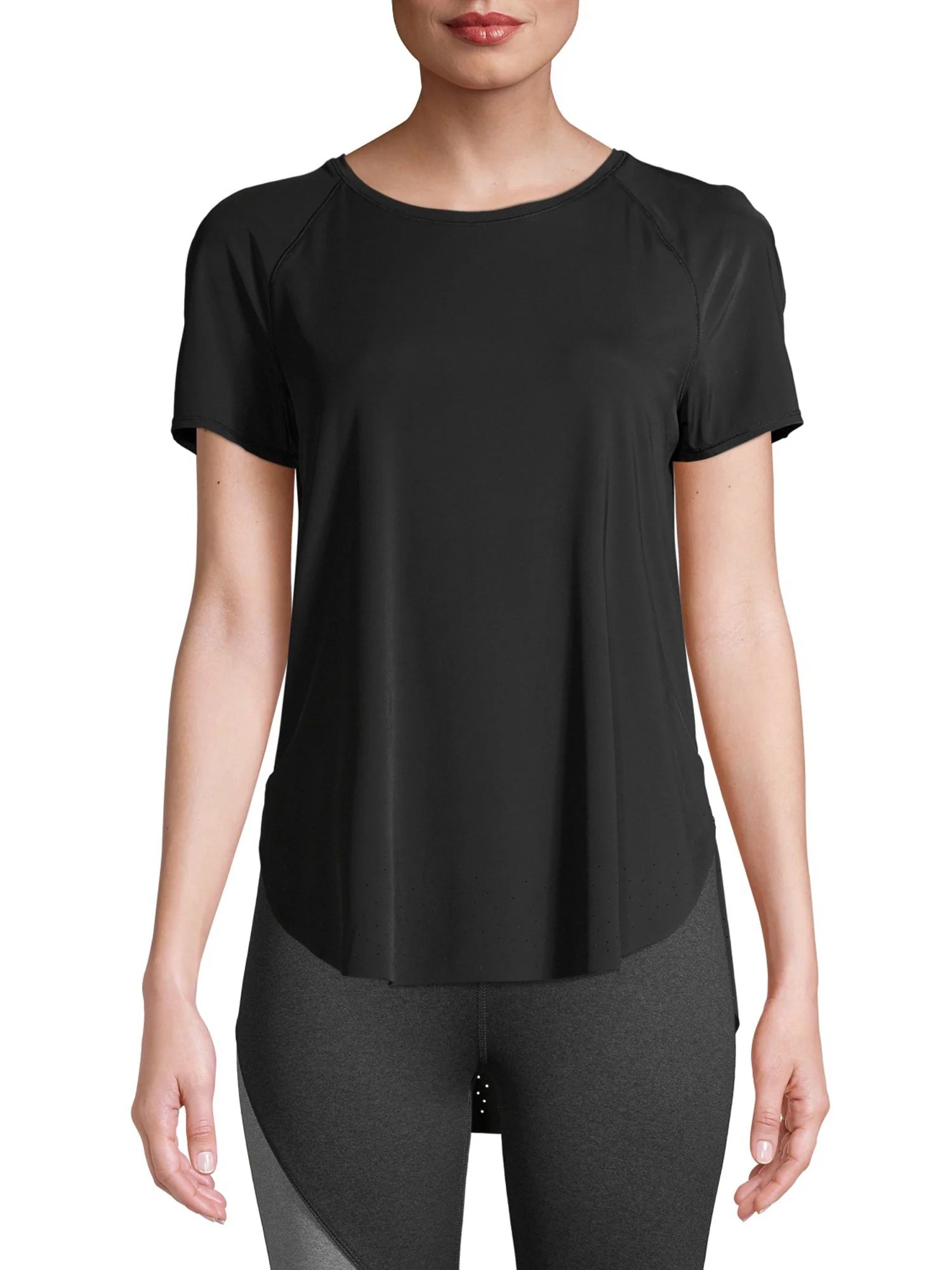 Avia Women's Active Perforated Hem Tee | Walmart (US)