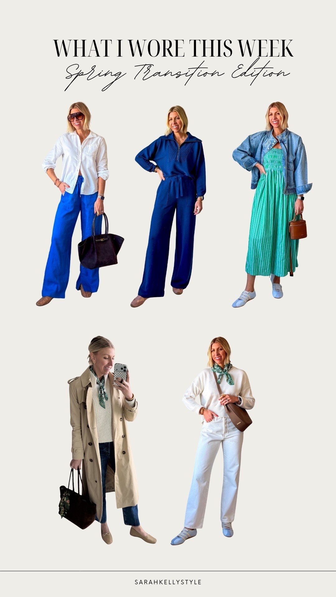 My outfits of the week! Loving blue and green tones for spring😊

#LTKootd #LTKgrwm #LTKSeasonal