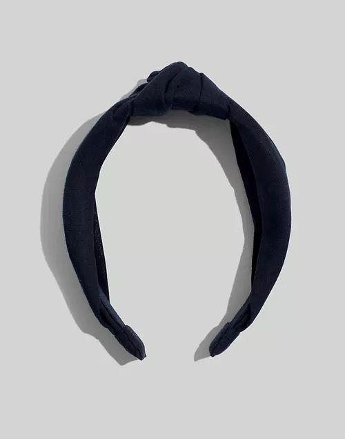 Knotted Covered Headband | Madewell