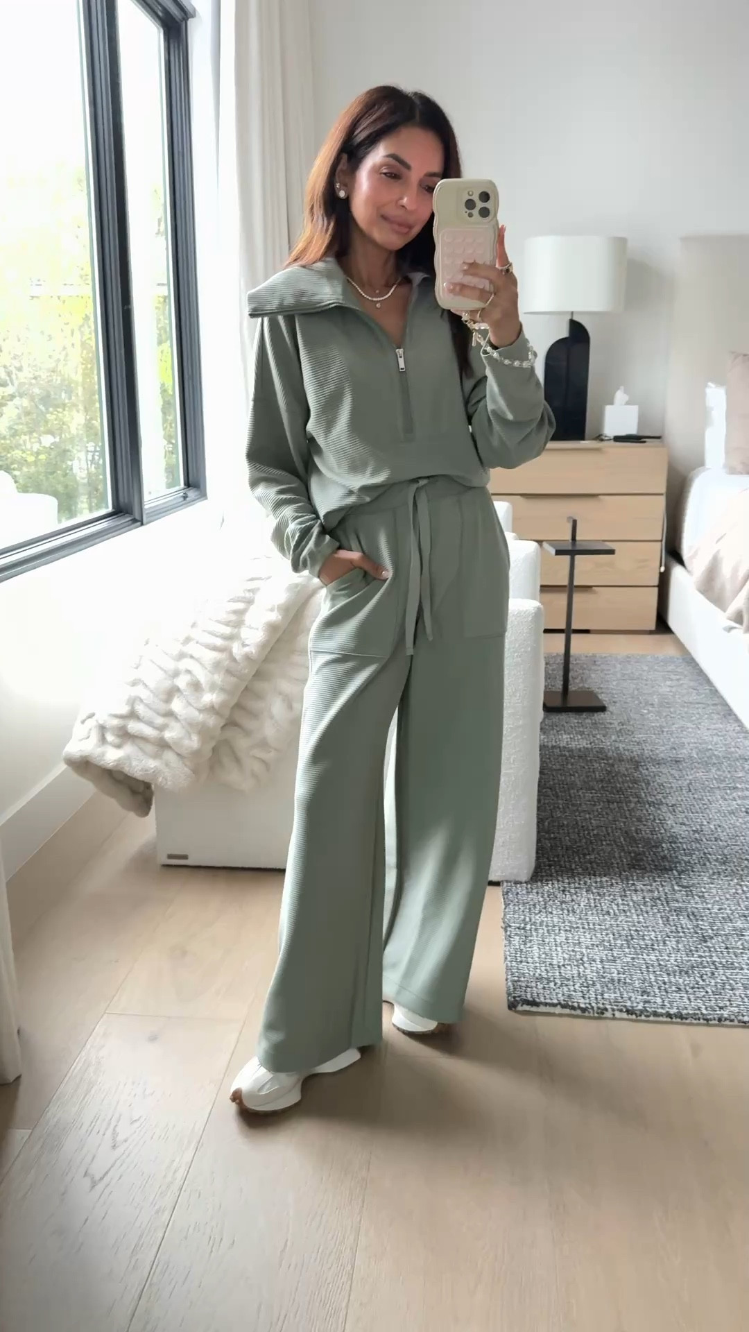 I didn’t think Spanx Air Essentials could get any better but I’m loving this new French rib style. Comfy and lightweight for spring! This will be my new go-to travel set. I’m wearing size XS in the top and XS Petite in the pants. Get 20% off sitewide with my exclusive code!#LTKSpringSale

#LTKSaleAlert #LTKSeasonal