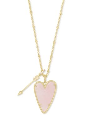 Kendra Scott 14k Gold-Plated Arrow & Stone Heart 32" Adjustable Long Pendant Necklace | Macys (US)