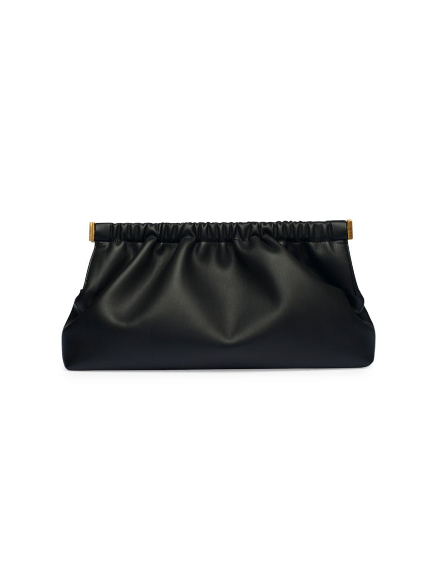 The Bar Vegan Leather Clutch | Saks Fifth Avenue