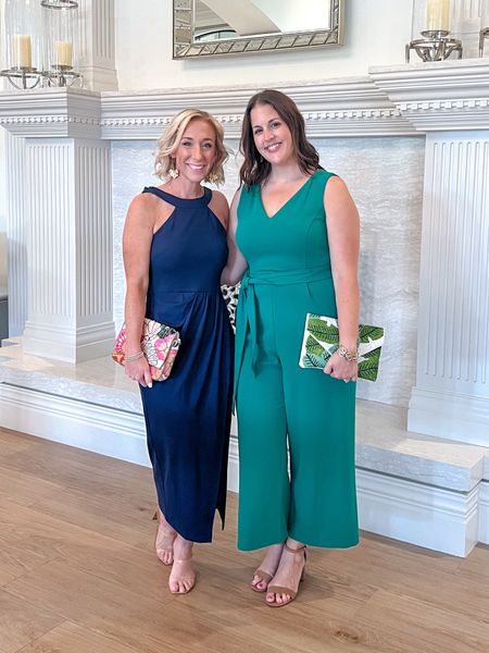 What I wore (to a wedding T the last minute):
• my dress - size small.
• Christine’s jumpsuit is linked too  

#LTKfindsunder50 #LTKSeasonal #LTKwedding