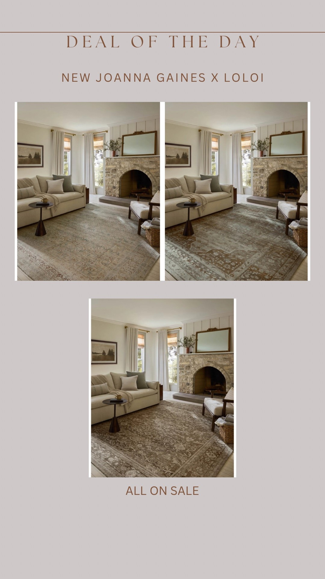 Gorgeous new Joanna Gaines x loloi rugs!!!!!! 

#LTKHome #LTKSaleAlert #LTKStyleTip