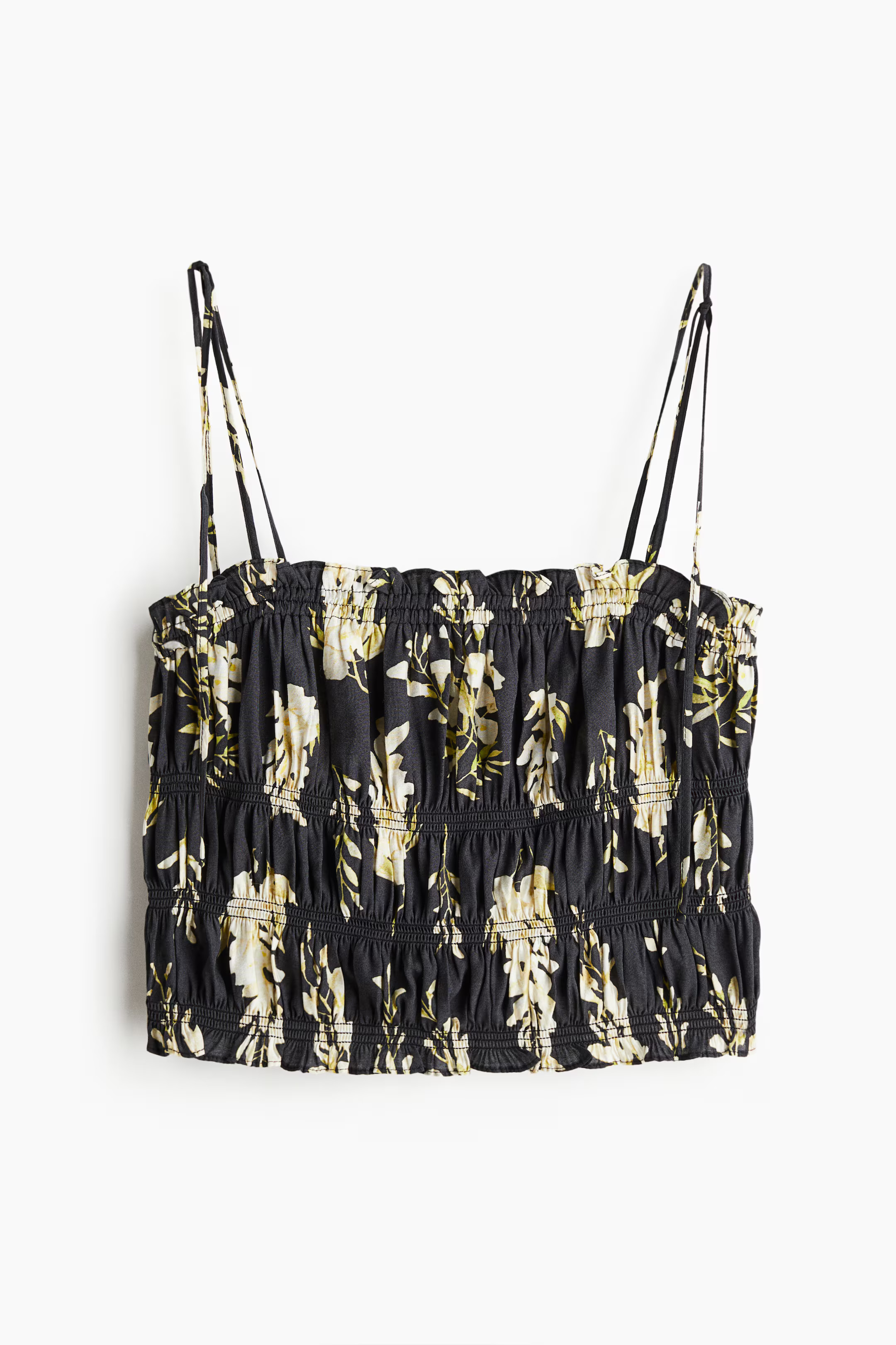 Tie-strap smocked top | H&M (UK, MY, IN, SG, PH, TW, HK)