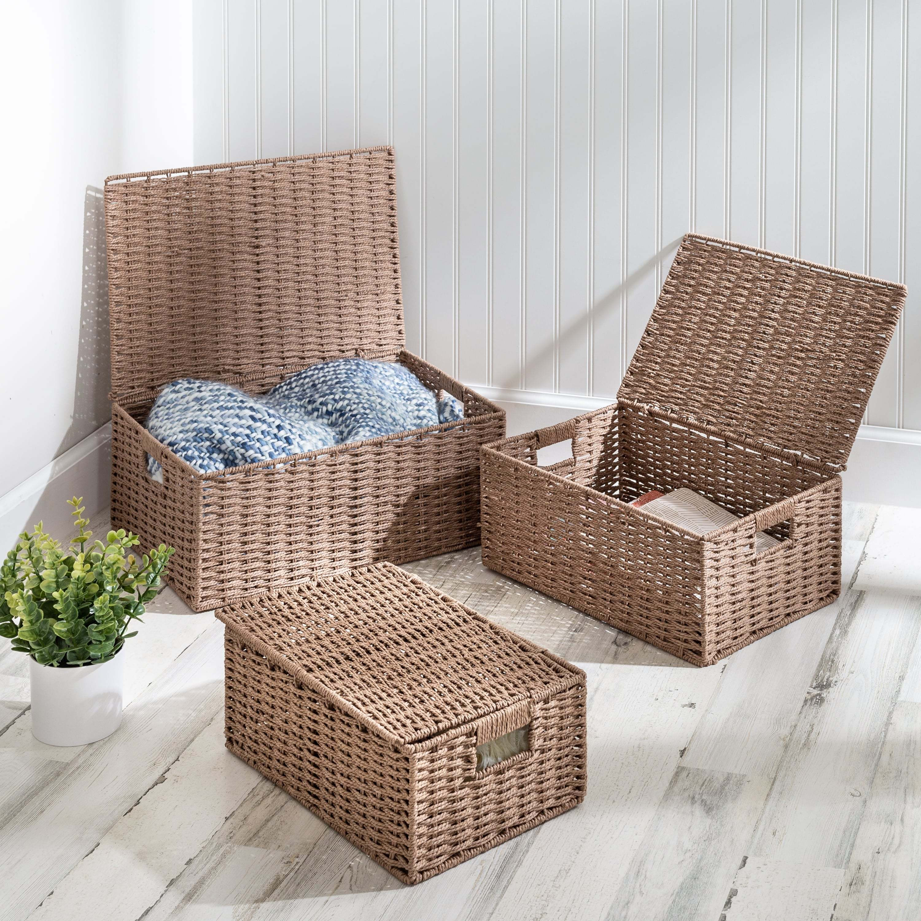 Paper Rope Basket (taupe) - Temu | Temu Affiliate Program