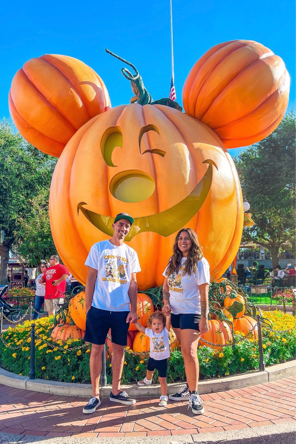 Disney Halloween matching family outfits! 
 Zoe is wearing a 2t shirt and tay and I are wearing unisex large!

#disney #disneyoutfit #matchingfamily 

#LTKmidsize #LTKfamily #LTKHalloween