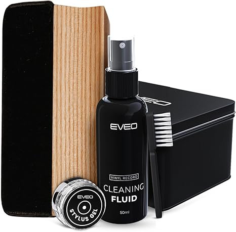 EVEO Vinyl Record Cleaning Kit - 4-in-1 Premium Vinyl Record Cleaner & Vinyl Cleaning Kit with Ve... | Amazon (US)