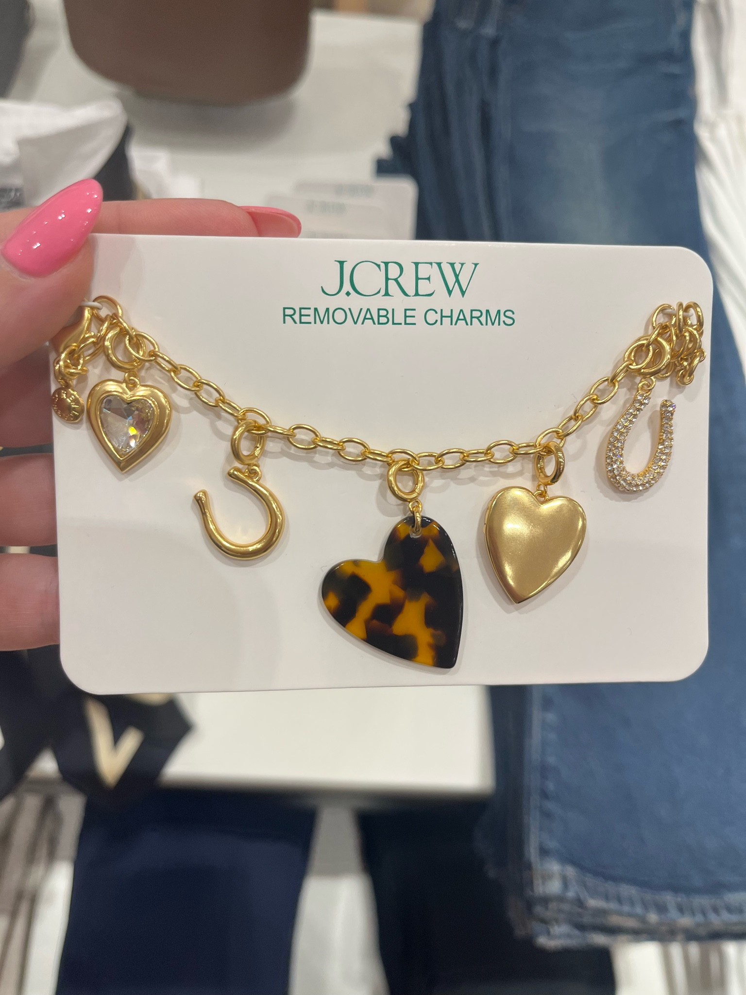 This bracelet though 😍

LTKGiftGuide / LTKmostloved / ltkfindsunder100 / ltkfindsunder50 / j crew / j. Crew / j crew finds / j crew jewelry / bracelet / charm bracelet / charm bracelets / removable charm bracelet / chunky charm bracelet / gold charm bracelet / gold bracelet / gold jewelry / sale / h crew sale / sale alert 

#LTKSaleAlert #LTKStyleTip #LTKSeasonal