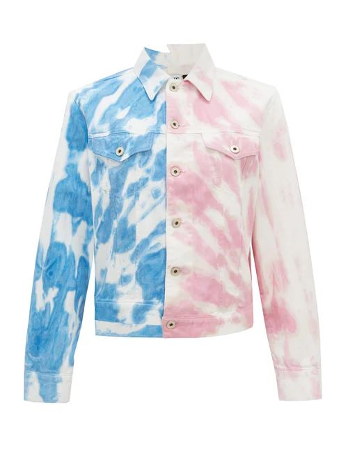 Loewe Paula's Ibiza - Tie-dyed Denim Jacket - Womens - Multi | Matches (US)