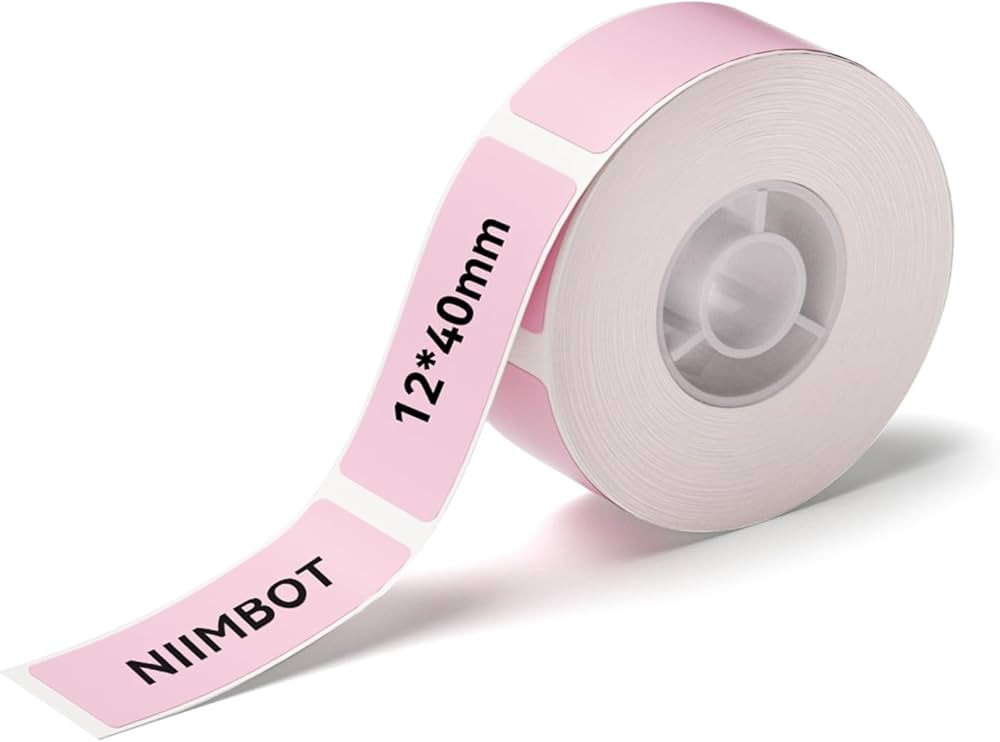 NIIMBOT Cinta para etiquetadora D11/D110/D101, 0.472 x 1.575 in (0.47 x 1.57 pulgadas) para cinta... | Amazon (US)