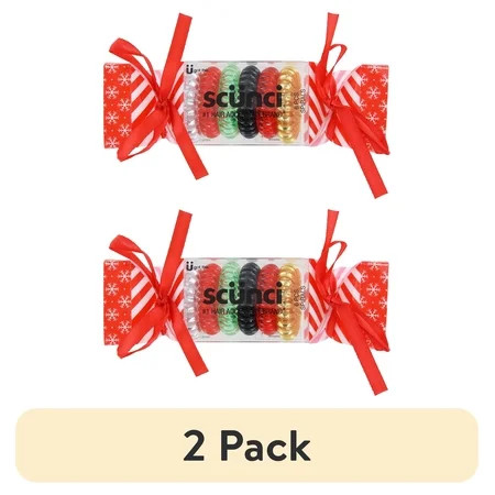 (2 pack) Scunci Hair Spirals Assorted Colors 6-Pieces | Walmart (US)