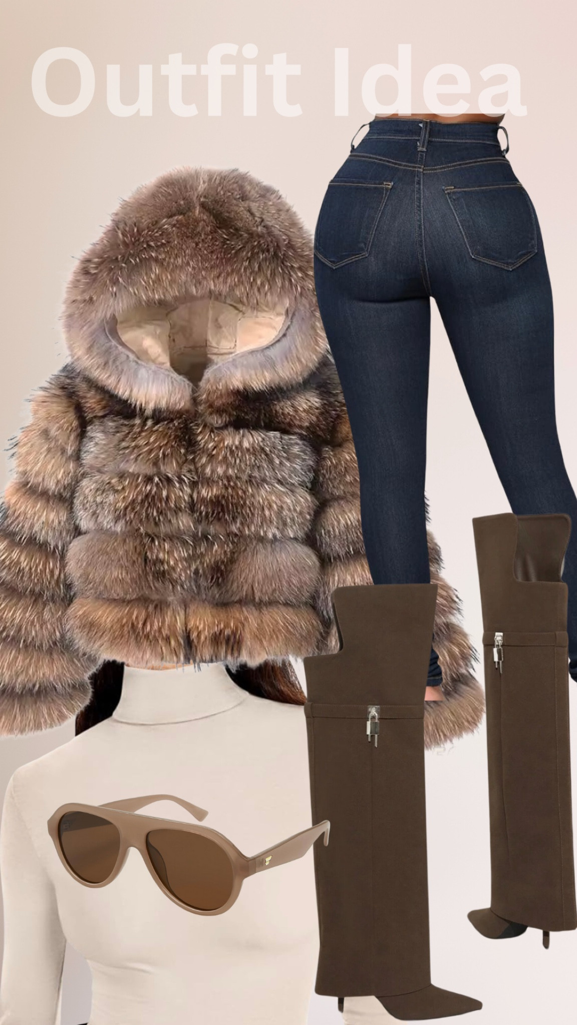 Winter outfit inspo 
Jacket is from aliexpress one of my personal favs very high quality! 

SHEIN | amazon | amazon fashion | winter outfit | affordable fashion | baddie on a budget | how to look expensive | faux fur | faux fur coat | knee high boots | over the knee boots | aliexpress | designer inspired | ootd | fashion inspo | outfit inspo 

#LTKSeasonal #LTKFindsUnder50 #LTKShoeCrush