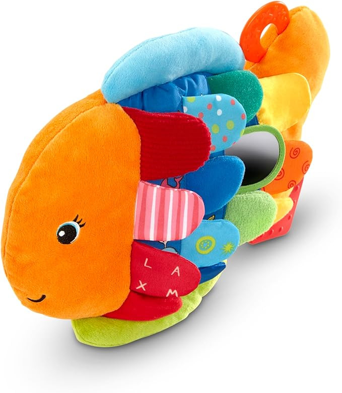 Melissa & Doug K’s Kids, Flip Fish Stuffed Animal, Soft Baby Book, Multi-Textured Squeaking & C... | Amazon (US)