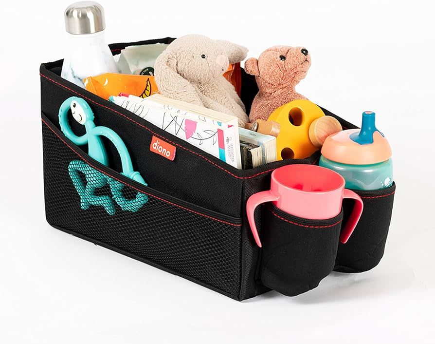 Diono Travel Pal Back Seat Car Organizer, 9 Compartments For Kids and Pet Toys, Insulated Drinks ... | Amazon (US)