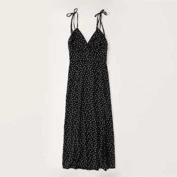 Deeply Devoted Midi Dress | Abercrombie & Fitch (US)
