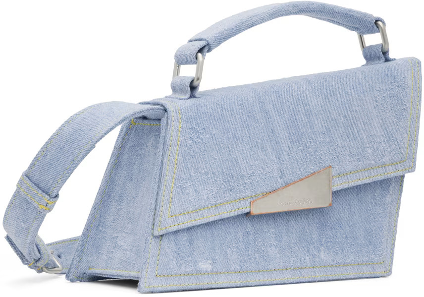 Blue Mini Distortion Bag | SSENSE