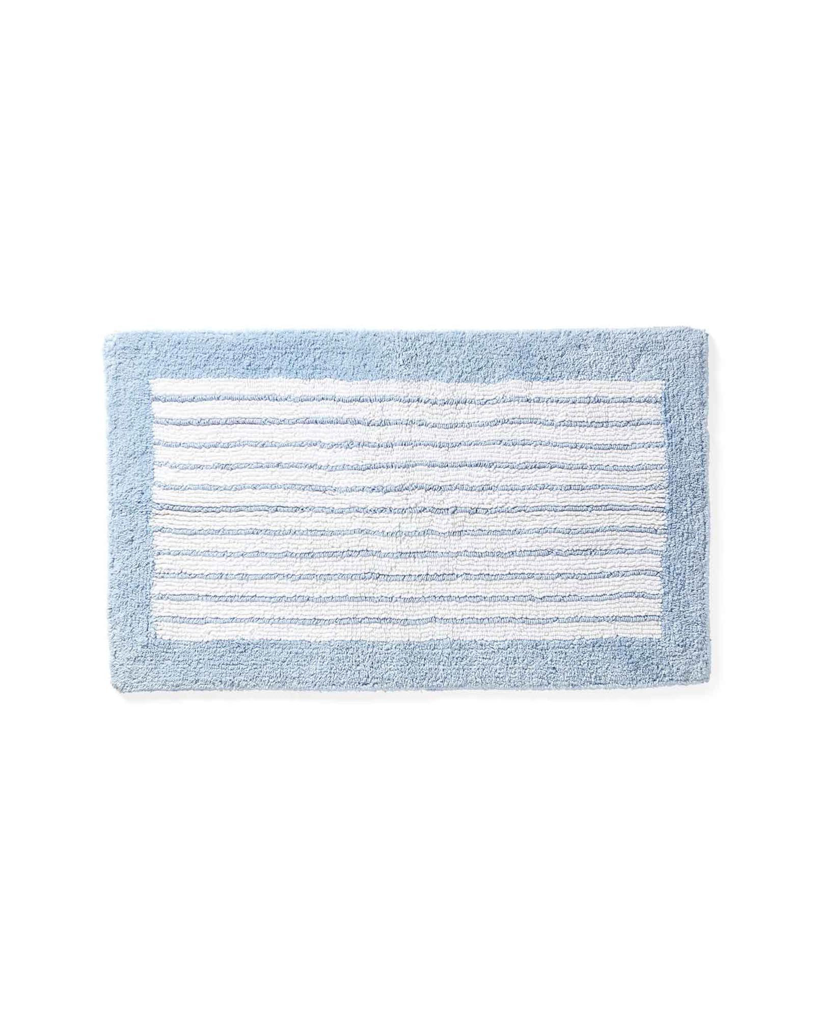 Sonoma Stripe Bath Rug | Serena and Lily