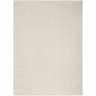 NourisonCozy Modern Ivory Grey 8 ft. x 10 ft. Linear Contemporary Area Rug(5)Questions & Answers... | The Home Depot