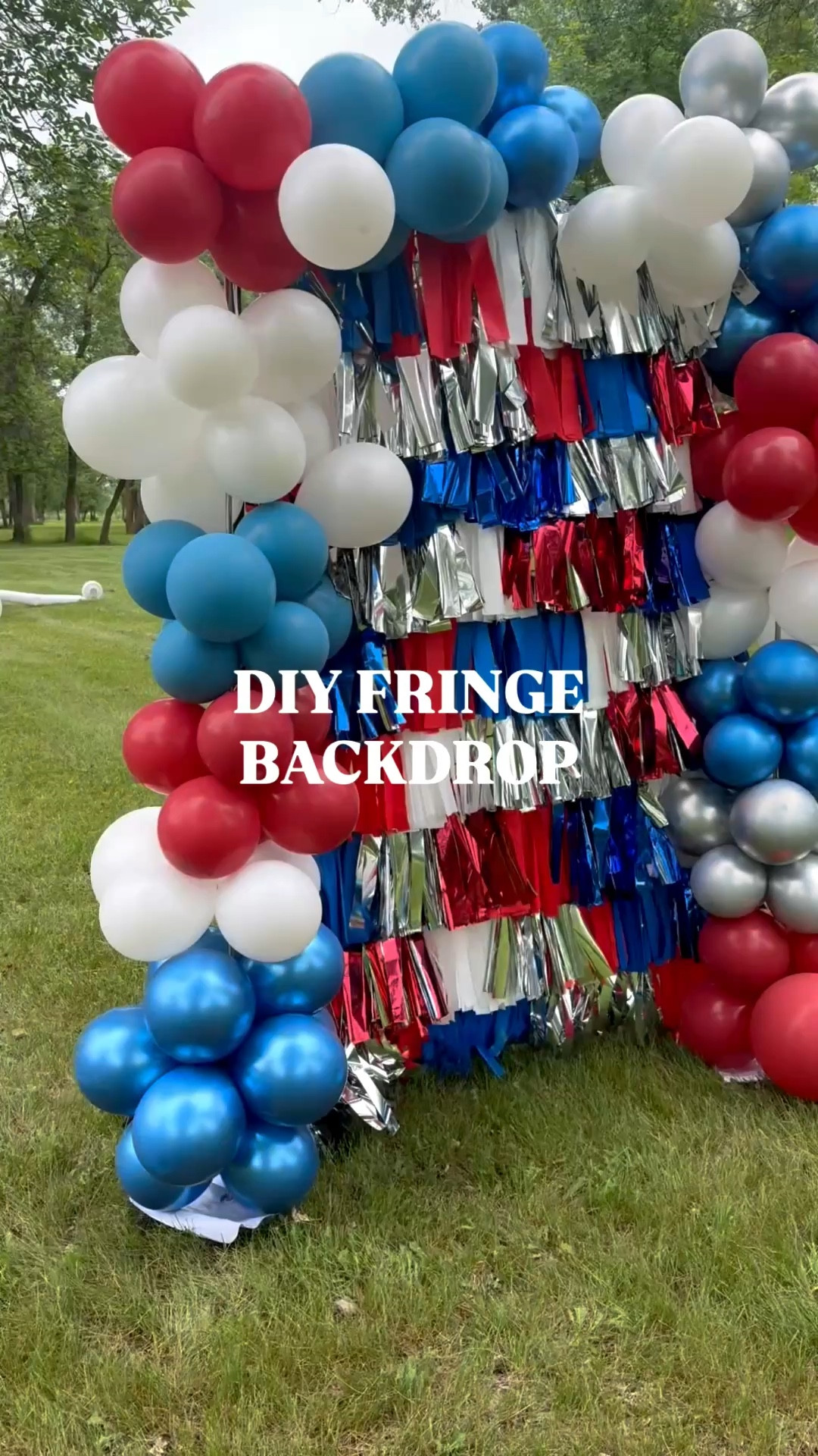 DIY Fringe backdrop for all of life’s parties! This one was perfect for Fourth of July! 🇺🇸 

#LTKSeasonal #LTKmomlife #LTKHome