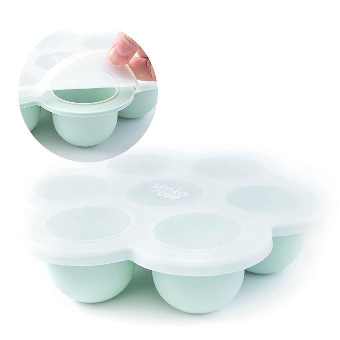 Simka Rose Baby Food Storage Containers - Freezer Safe Tray Silicone Baby Food Freezer Storage Tr... | Amazon (US)