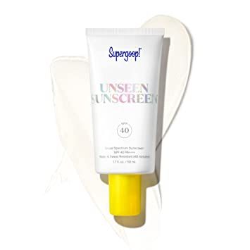 Supergoop! Unseen Sunscreen, 1.7 oz - SPF 40 PA+++ Reef-Friendly, Broad Spectrum Face Sunscreen &... | Amazon (US)