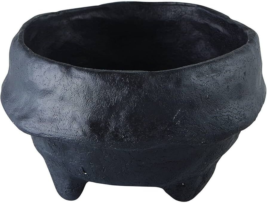 Amazon.com: Santa Barbara Design Studio Pure Design Paper Mache Footed Decorative Bowl, Small, Bl... | Amazon (US)