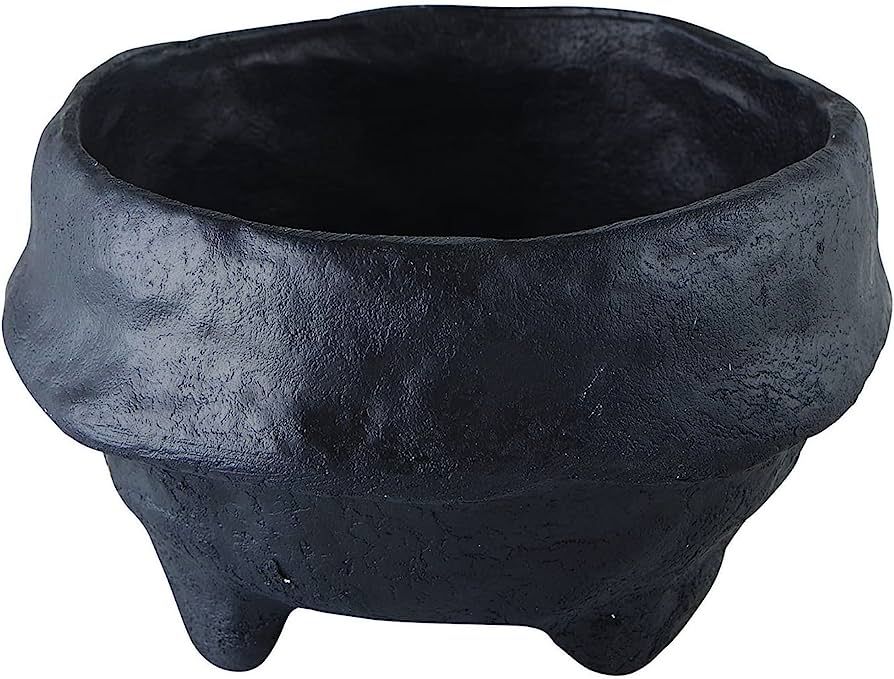 Amazon.com: Santa Barbara Design Studio Pure Design Paper Mache Footed Decorative Bowl, Small, Bl... | Amazon (US)