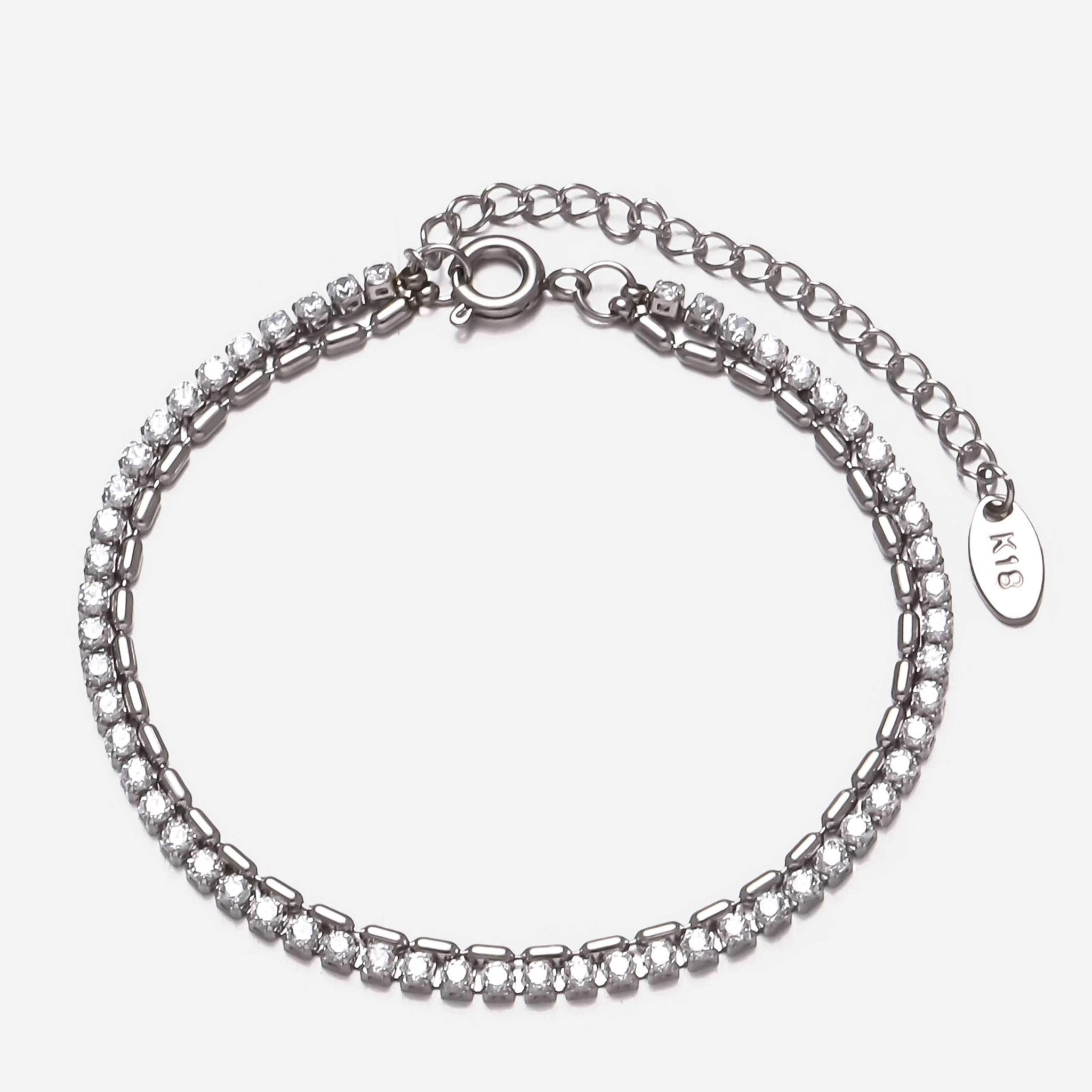 Sophia Silver Layered Bracelet | Victoria Emerson