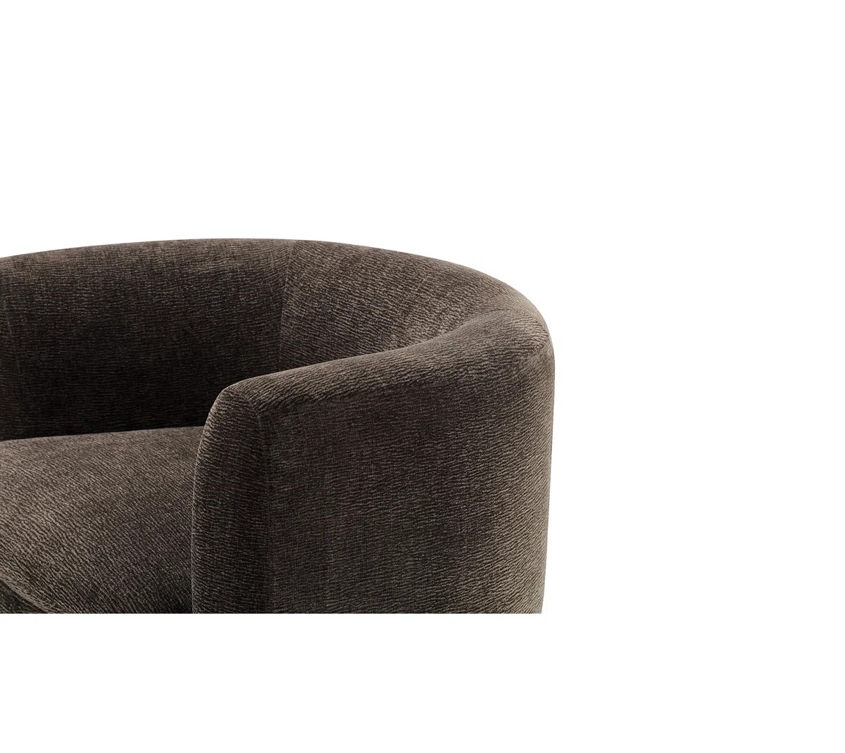 Mid Century Modern Round Swivel Barrel Chairs, Upholstered Velvet Fabric Home Sofa Living Room Wi... | Wayfair North America