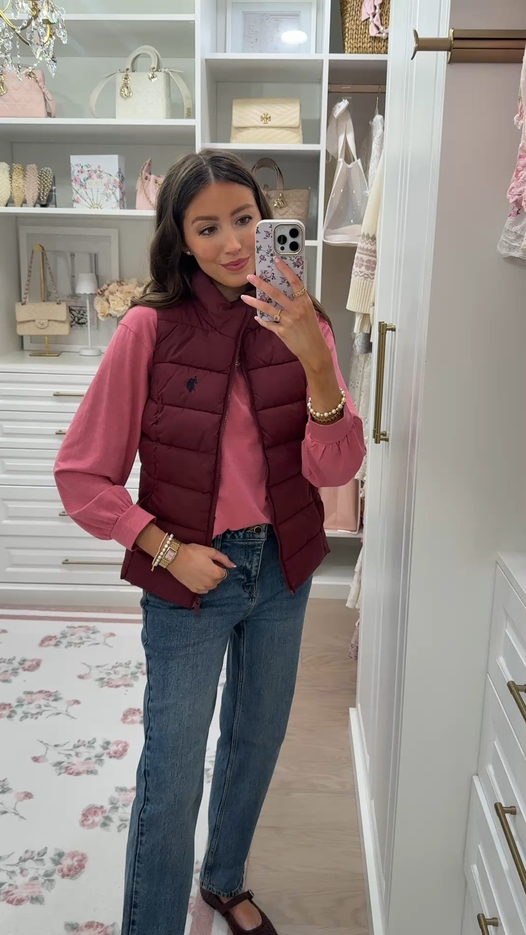 Walmart fashion fall new arrivals! Gorgeous burgundy vest comes in many other colors ￼