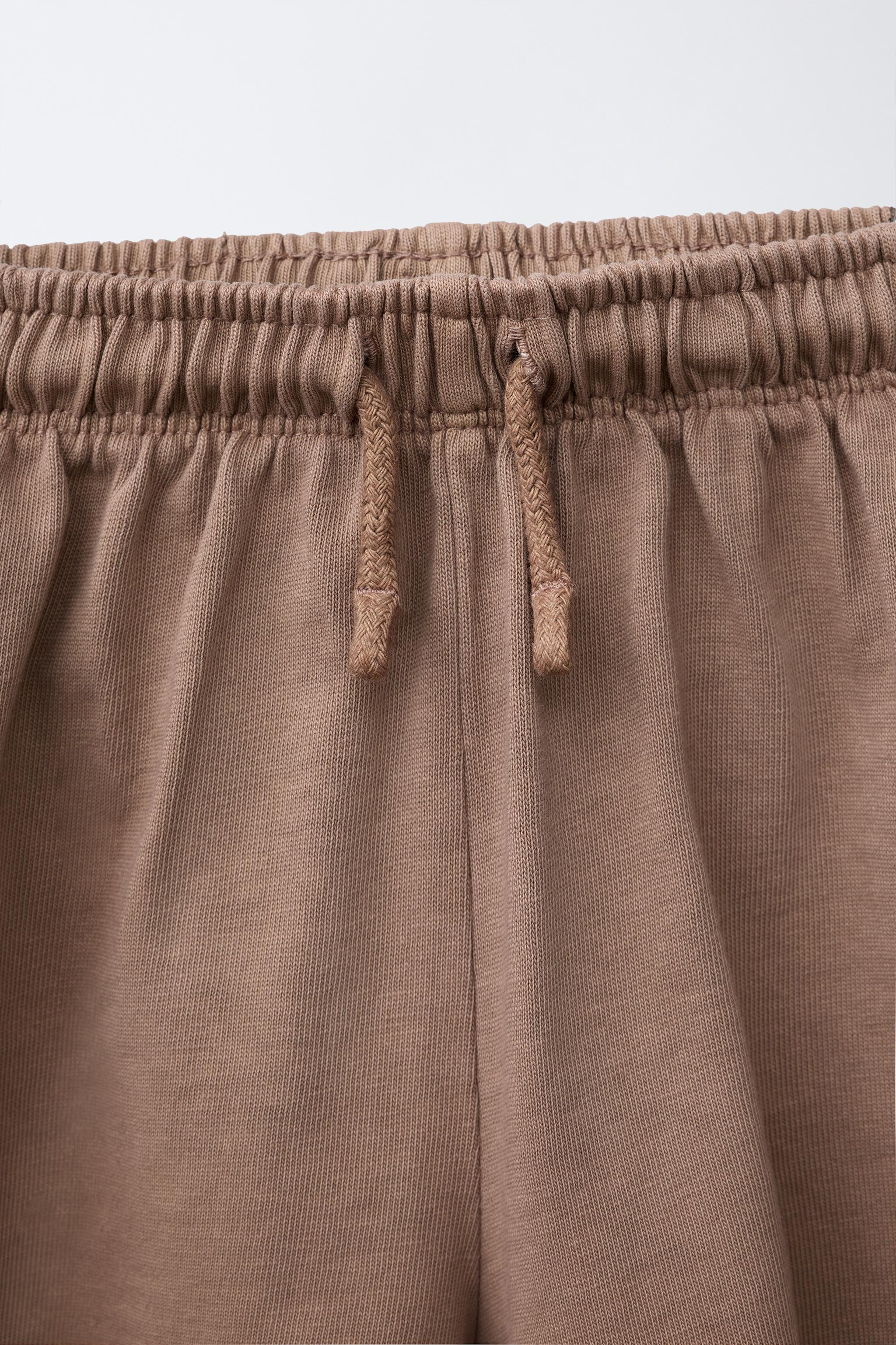 PLAIN JOGGING T-SHIRT AND SHORTS SET | Zara Canada