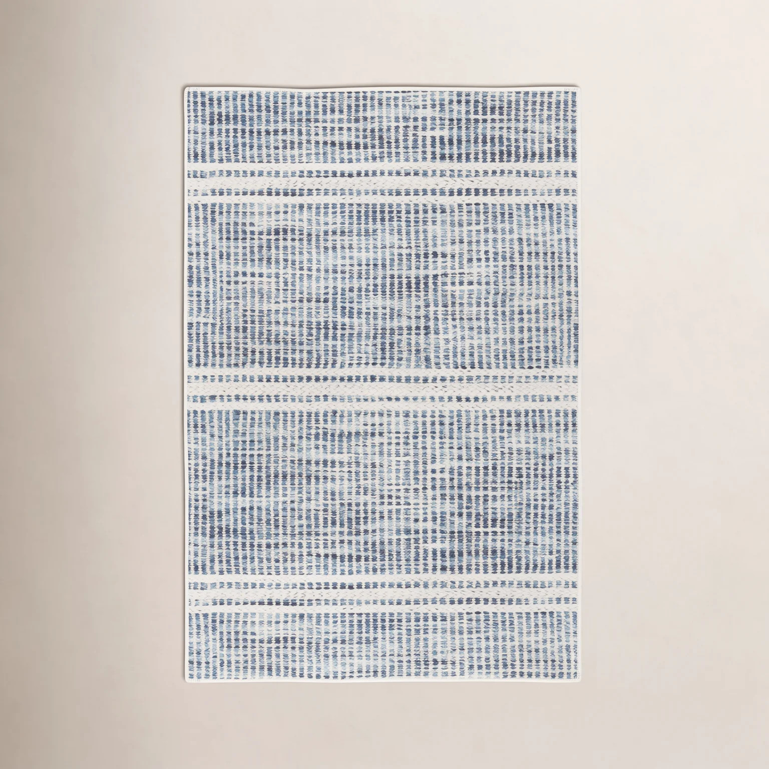 Malta Blue Machine Washable Rug | Wayfair North America