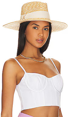 Nikki Beach Zoey Hat in Natural & White from Revolve.com | Revolve Clothing (Global)