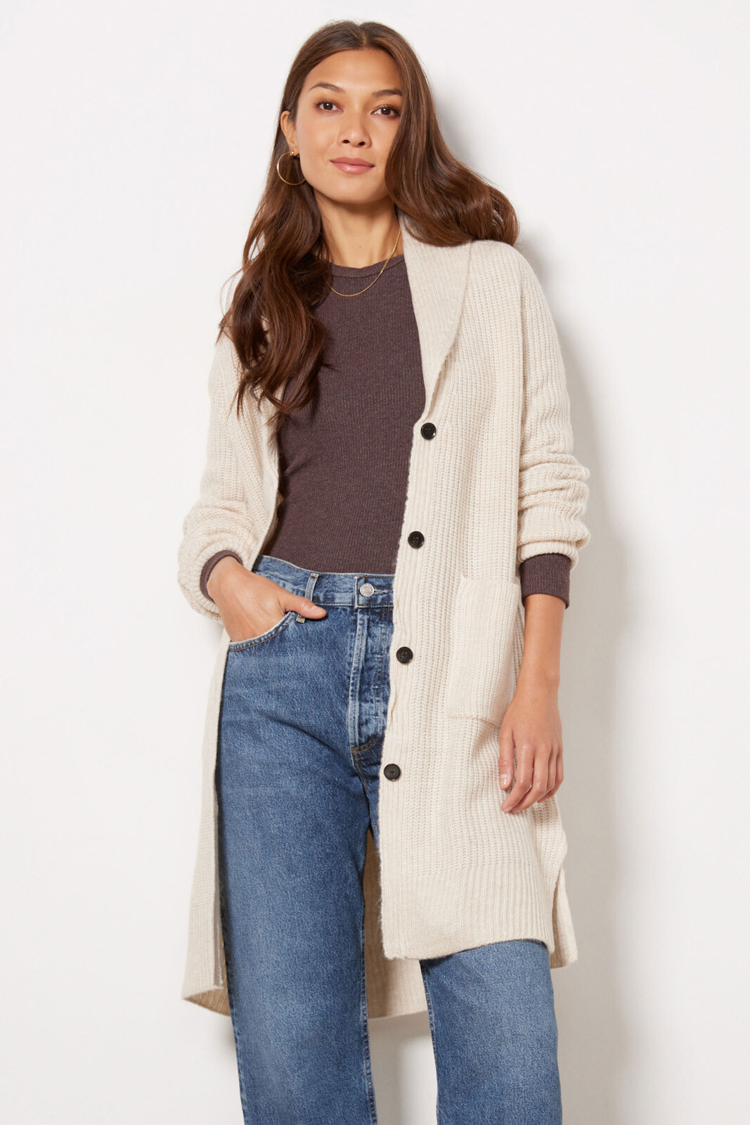 Parker Shawl Collar Cardigan | Evereve
