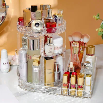 Rotating Makeup Organizer 360° Spinning For Bedroom Dresser | Wayfair North America